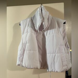 White Puffer Vest
